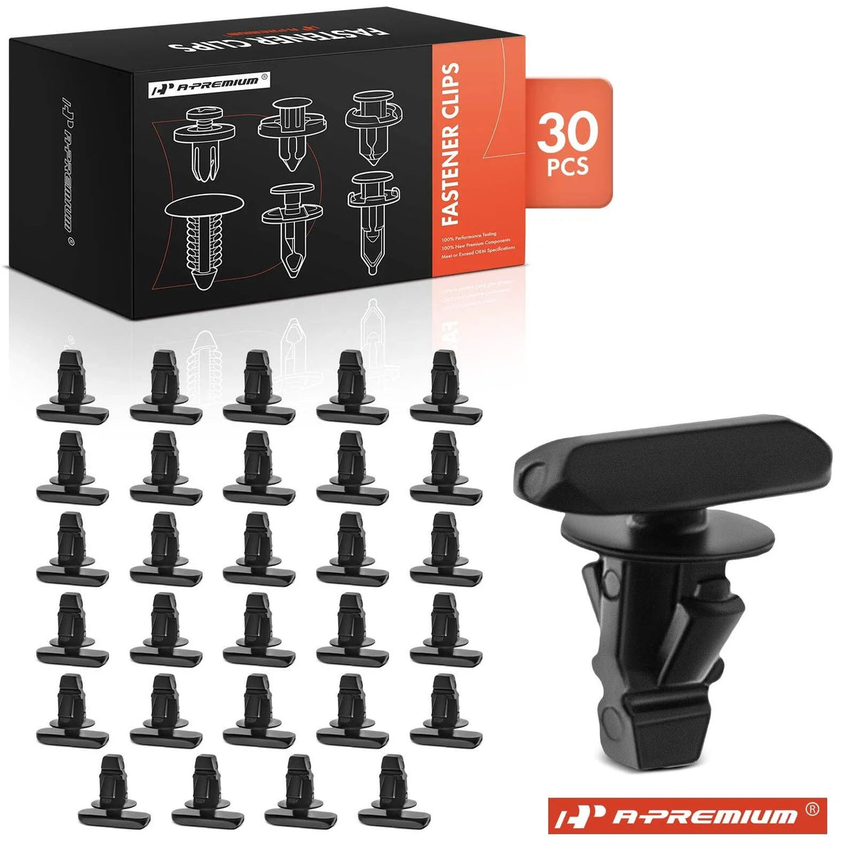 30Pcs Weatherstrip Door Seal Clip Fasteners for Honda Accord