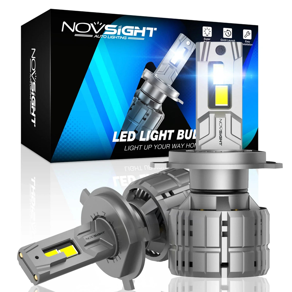 H4 HB2 LED Bulbs Kit for Toyota Hilux N70 2005-2015