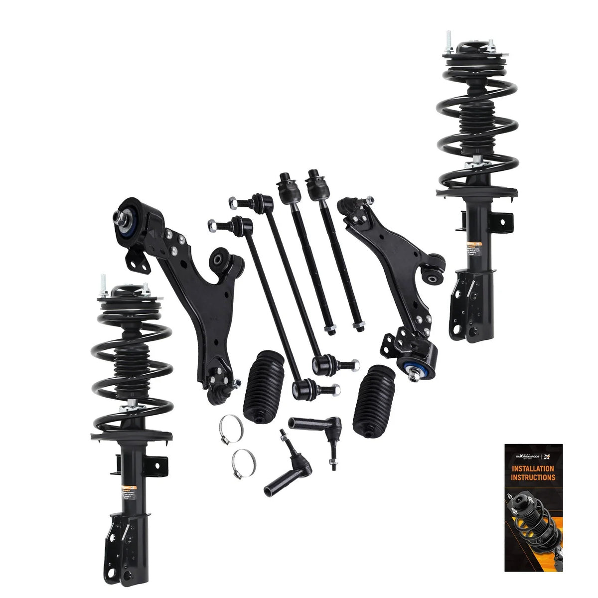 Front Struts & Rear Shocks for GMC Acadia Traverse (2007–2012)