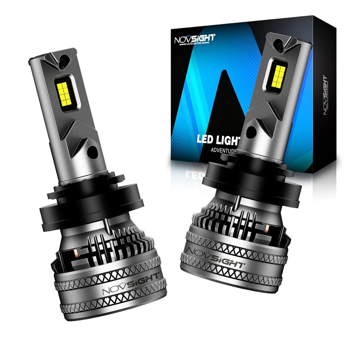LED Headlight Bulbs Kit 2X H11 6500K 60000LM for High/Low Beam
