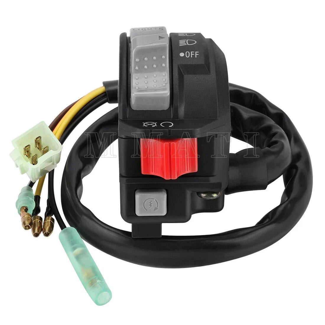 Left Handlebar Kill Switch for Yamaha YFB250 YFM250X Timberwolf 250 (1992–1998)