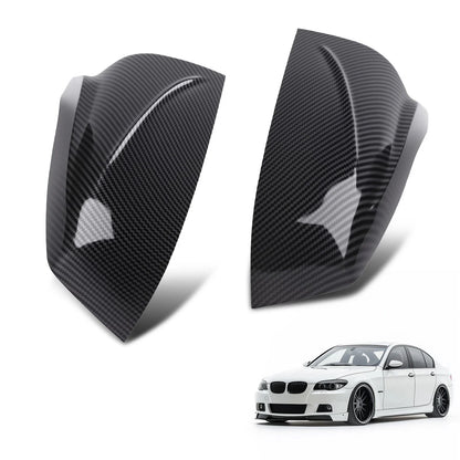 Side Mirror Caps - Carbon Fiber for BMW E60 E61 E63 E64 (2003-2008)