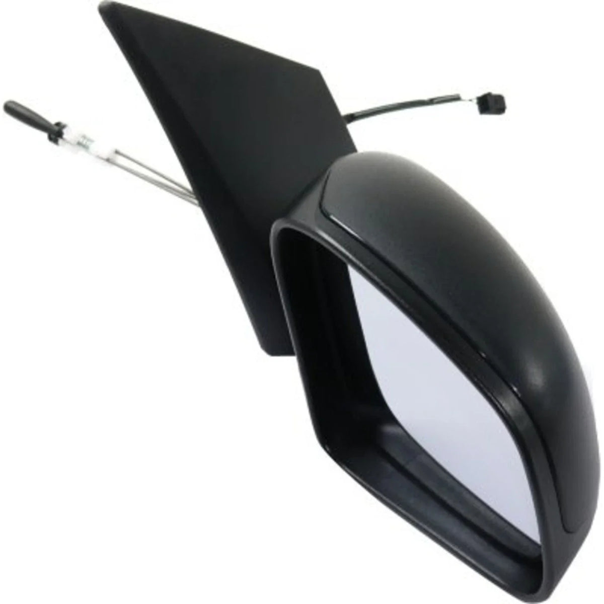 Textured Black Manual Mirrors - Set of 2 for Smart Fortwo 2016–2018