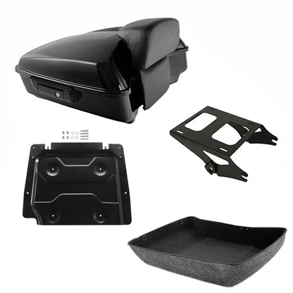 Trunk Pad Backrest Mount Chopped for Harley Road Glide 2014–2026