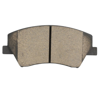 Front Ceramic Brake Pad Set w/Hardware for 2015-2020 Ford Transit-250