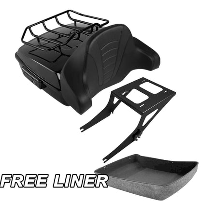 Chopped Trunk Backrest Pad for Harley FLST Fatboy (2008-2017)