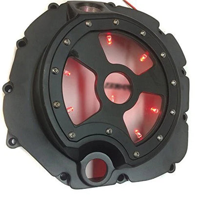 LED Engine Clutch Cover in Red for Kawasaki ZX14R ZZR1400 2006-2014
