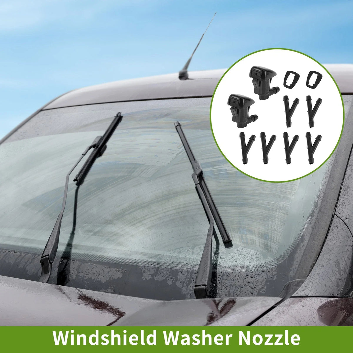 Windshield Washer Nozzle Set for Dodge (No. 55157319AA)