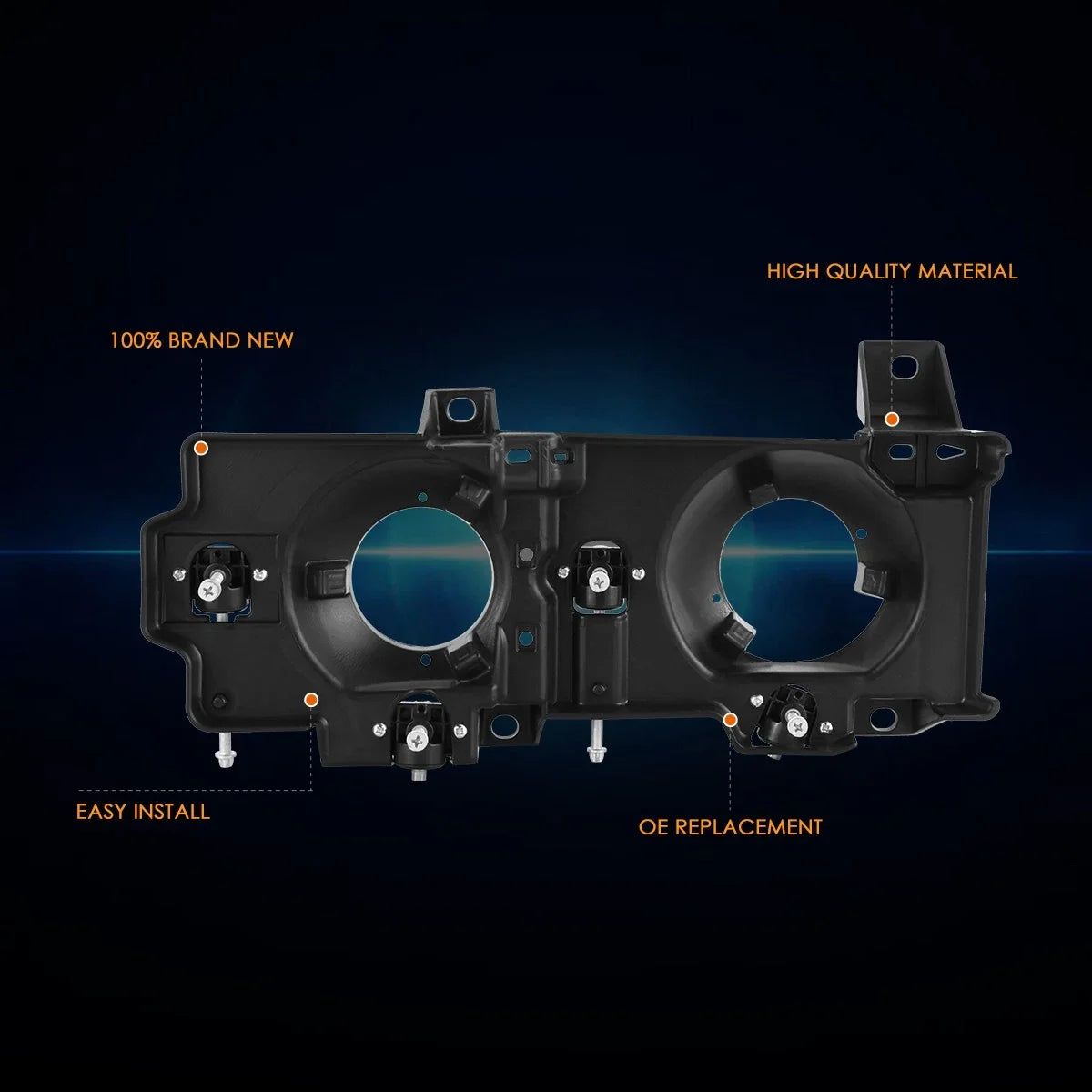 Left Side Headlight Mount Bracket for Chevy GMC C/K 1500-3500 (1988–1989)