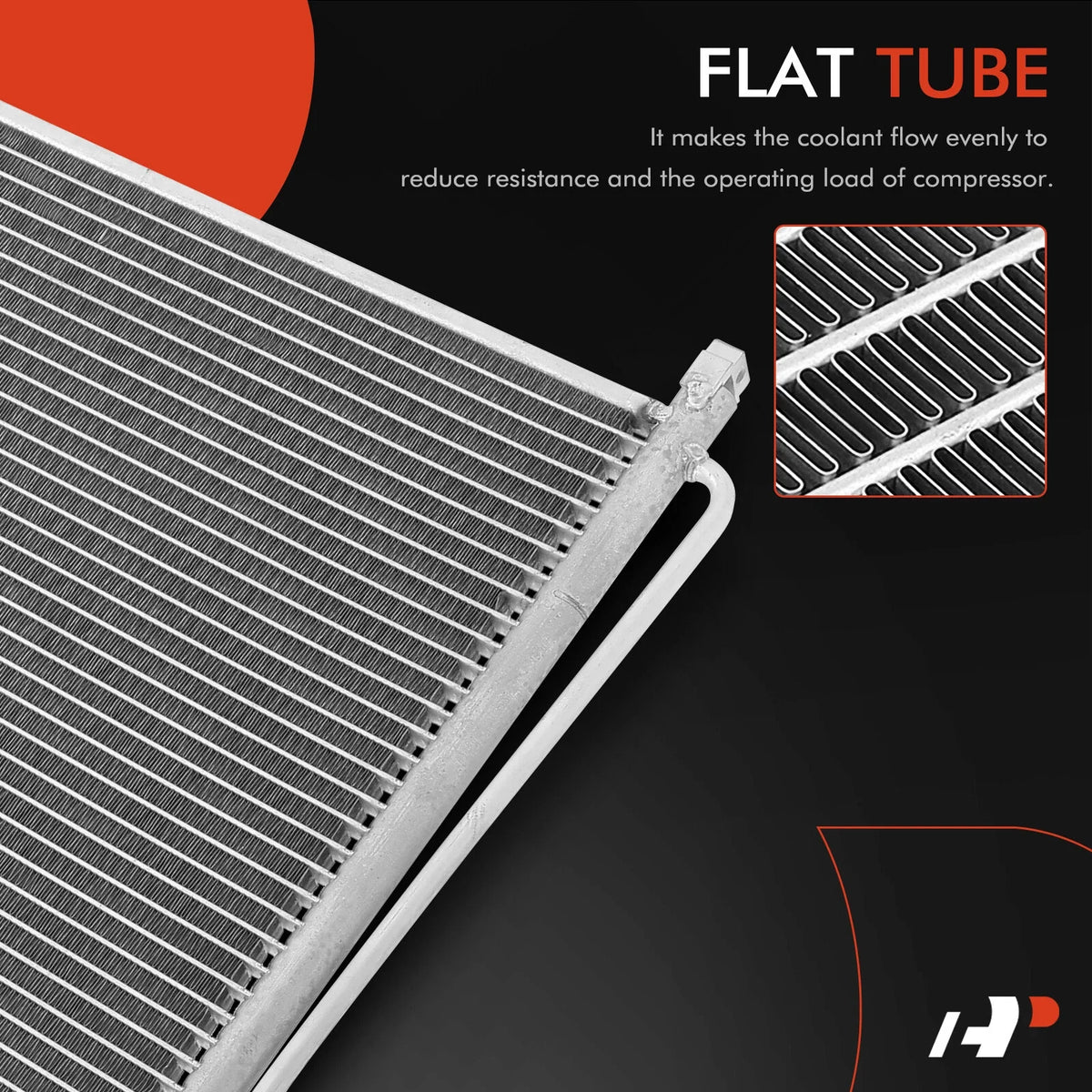 A/C Condenser for Ford F-250 Super Duty 1999-2007 & Excursion 2000-2005