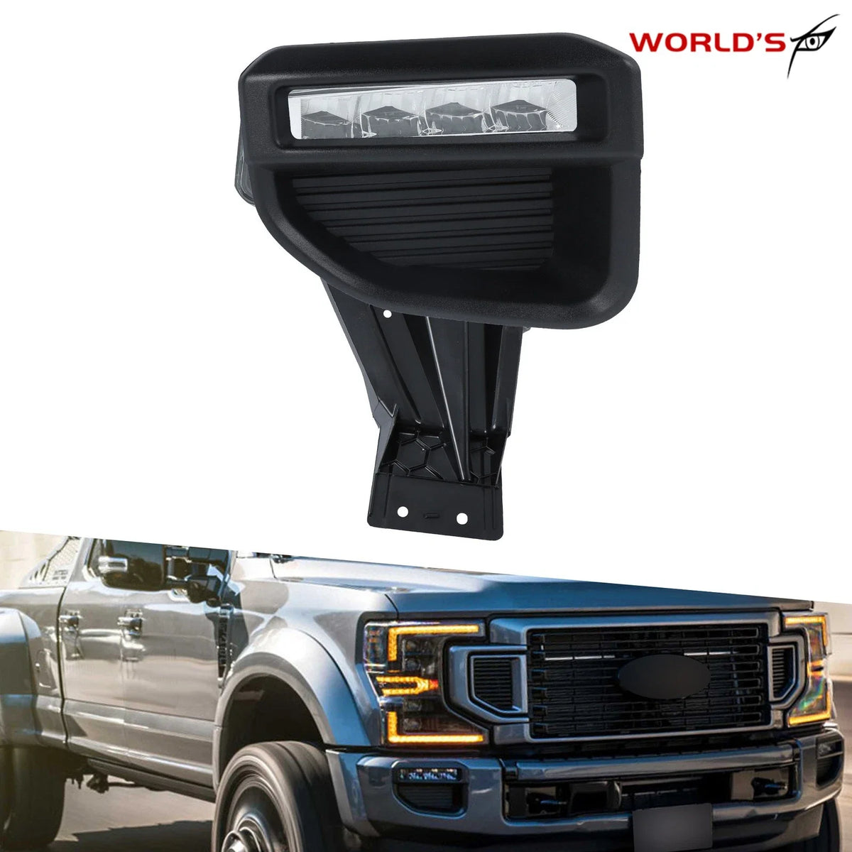 Front LED Fog Lights for F250 F350 F450 (2020–2022)
