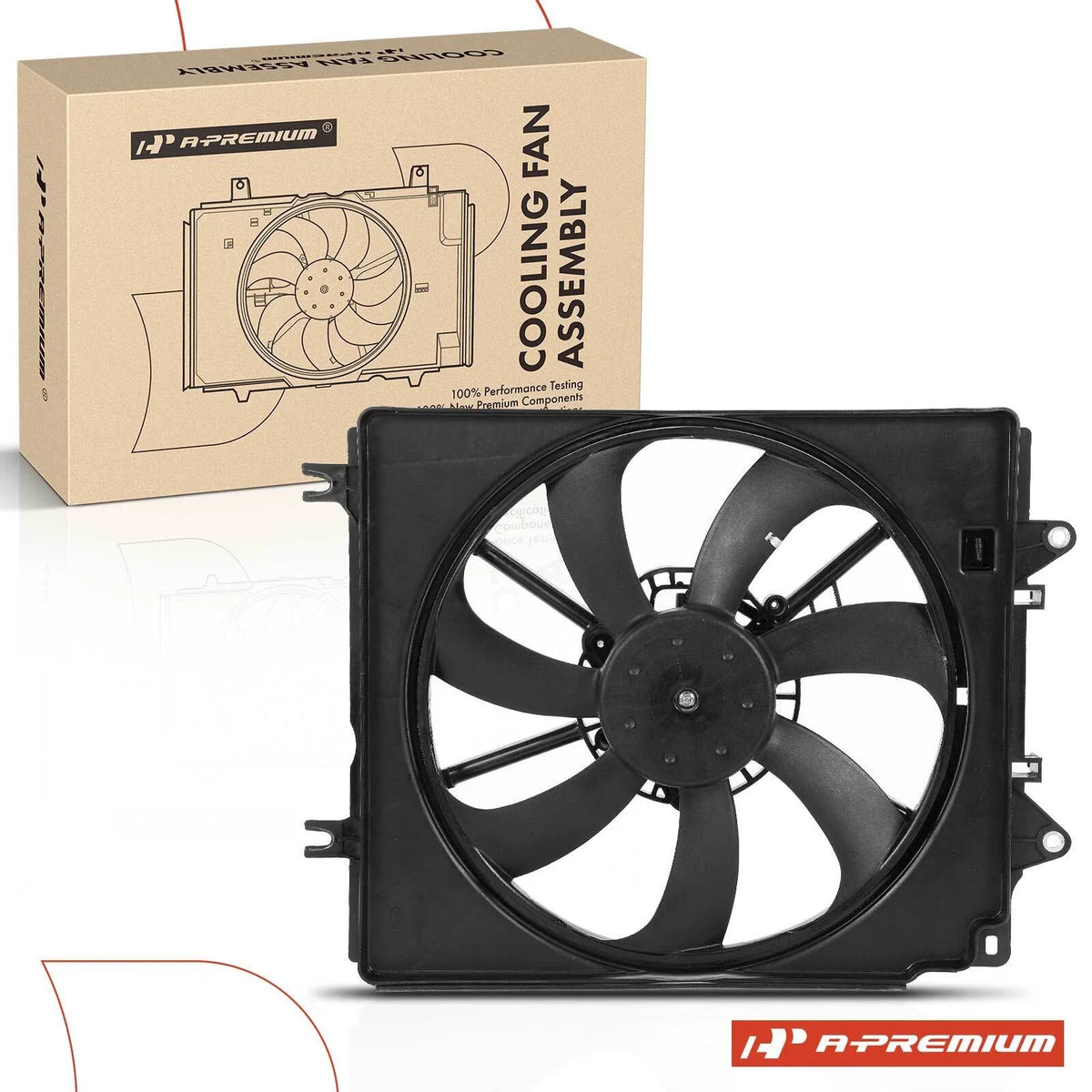 Cooling Fan Assembly with Shroud for Honda CR-V (2017–2022)