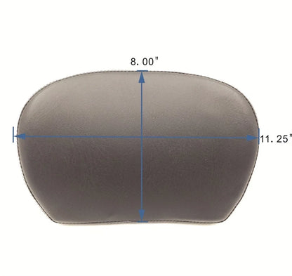 Flat Black Backrest Pad Mount Kit for Harley Touring (1997-2017)