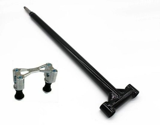 Lonestar +1 Steering Stem Fasst Flexx Bars for Yamaha YFZ450 (2004–2005)