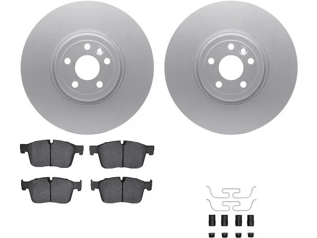 Front Brake Pad and Rotor Kit for Jaguar XE S (2017–2019) DG616JT