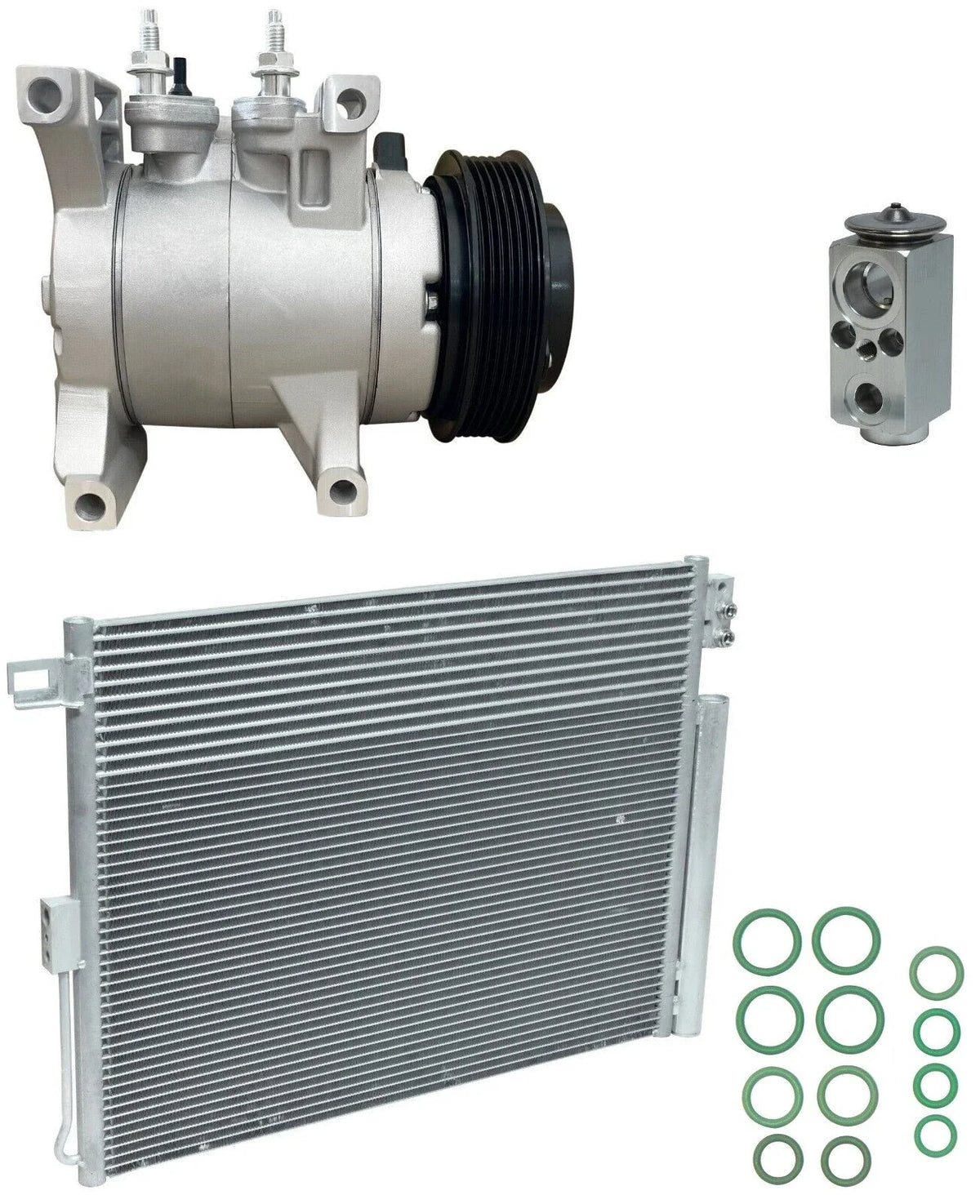 AC Compressor Kit with Condenser for Dodge Durango 3.6L (2014–2014)