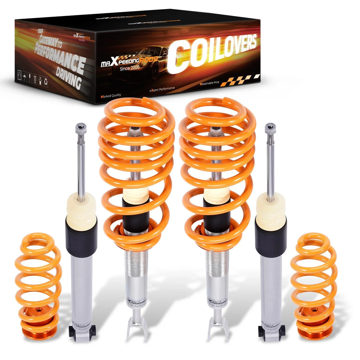 Coilover Set for Audi A4 S4 Quattro B6 B7 (2002-2008)