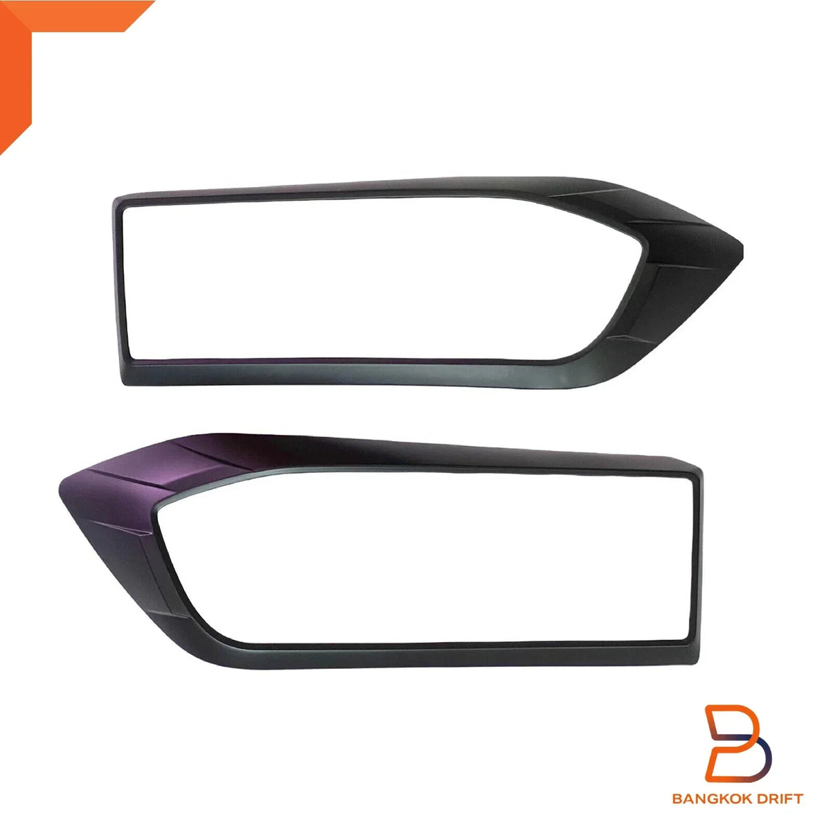 Matte Black Trim Cover for Headlights and Taillights - Maxus T60 Pro 2019-2022