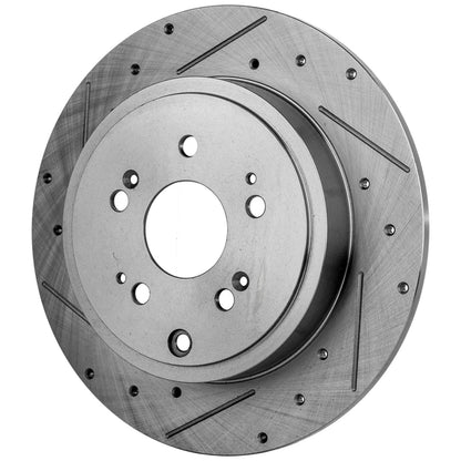 Disc Brake & Pad Kit for Honda Ridgeline (2006–2014) Cross-drilled