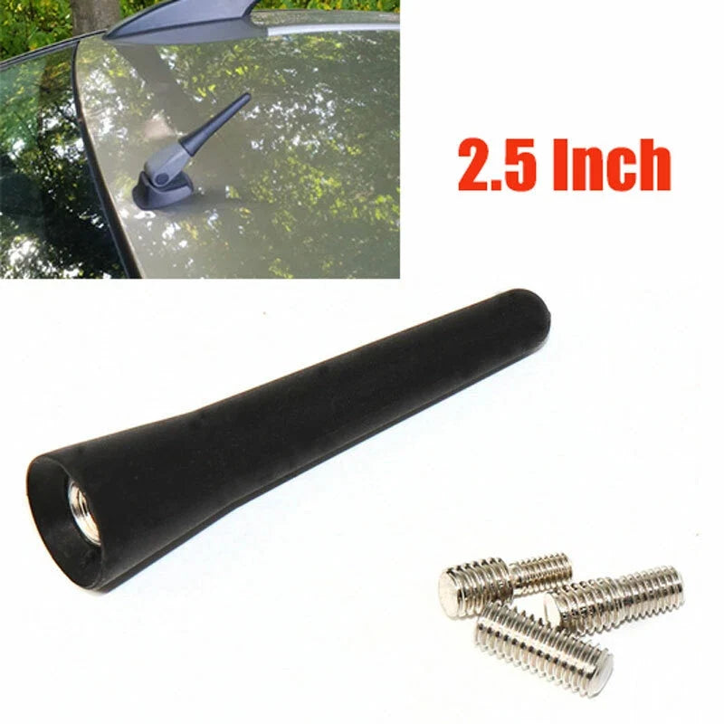 Short Mini Car Antenna for Chevy, Ford, Toyota - Universal Fit