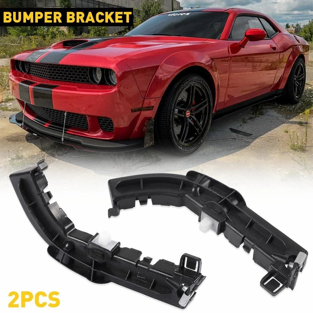2X Front Support Bumper Brackets for Dodge Challenger (2008–2021)