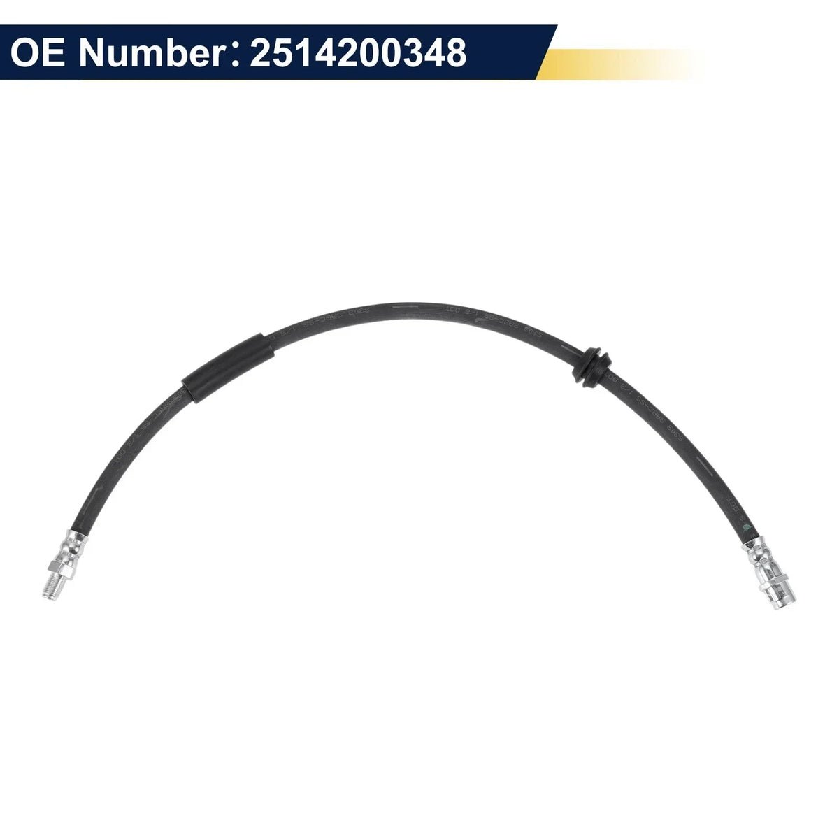 Front Brake Hose Set (2 x) for Sprinter 2500 2007-2018 by Mercedes-Benz