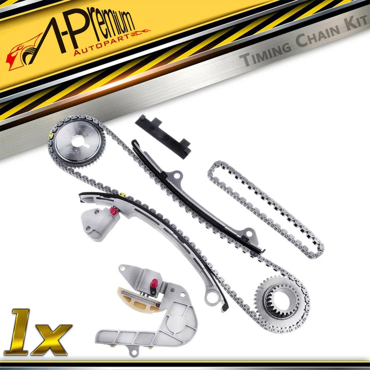 9x Timing Chain Kit for Chevy Malibu/Impala/Camaro (1965–1983)