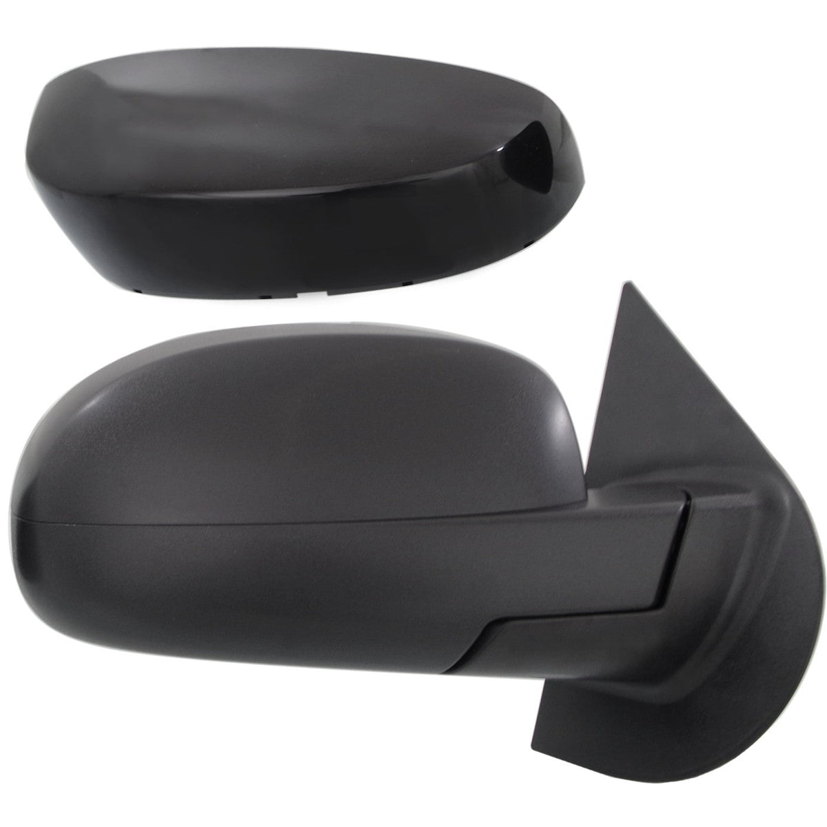Right Power Heated Side Mirror for Chevy Pickup - Textured Finish