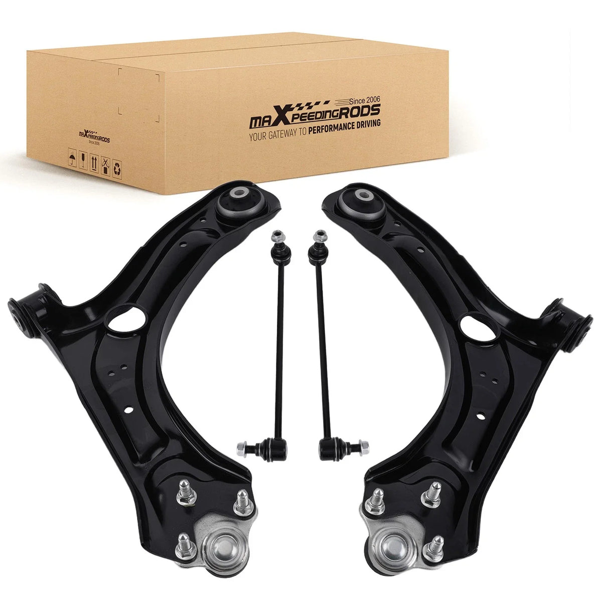 Front Suspension Control Arm & Sway Link with Ball Joint for Passat 2012-2021
