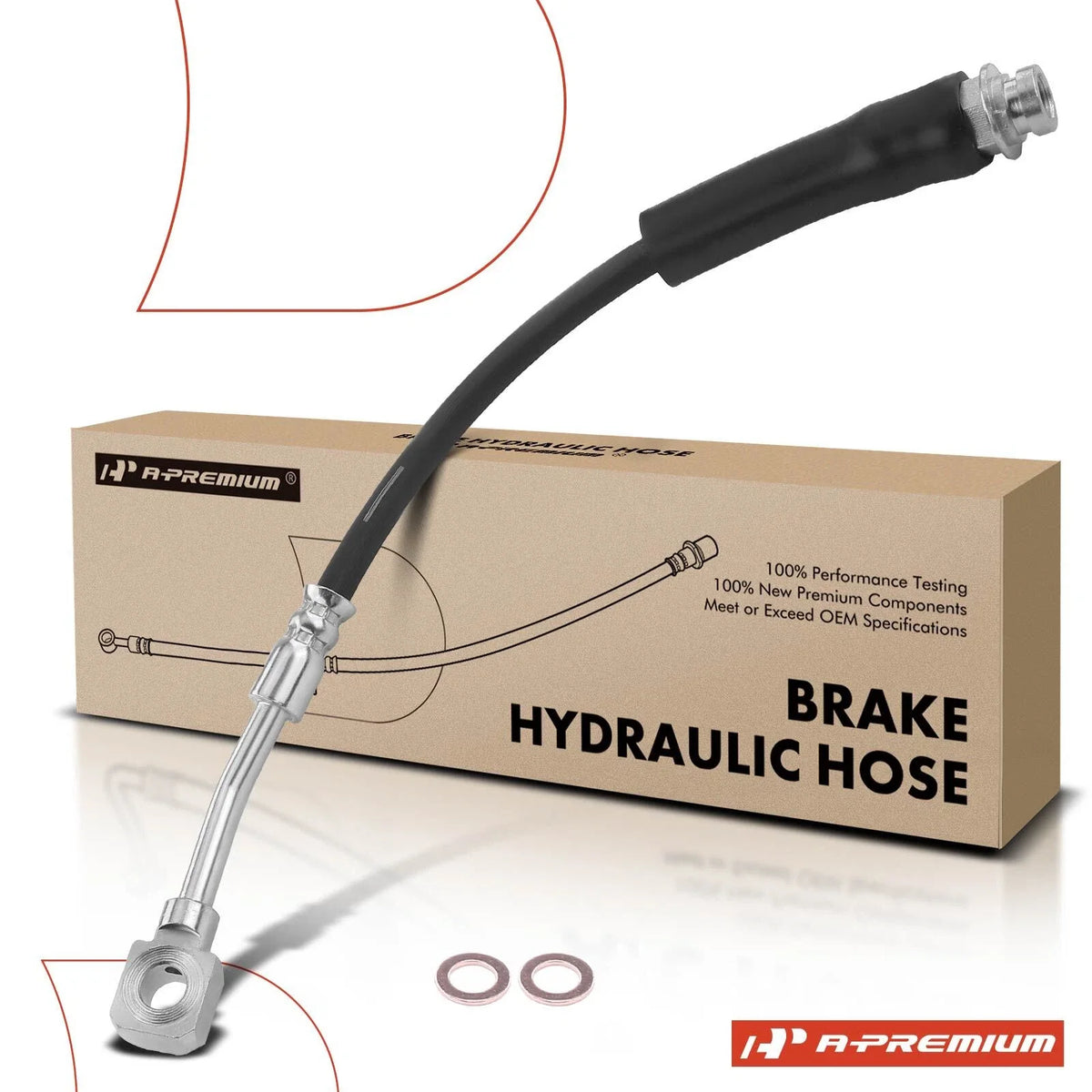 Rear Left Brake Hydraulic Hose for Buick Regal (1995–1996)