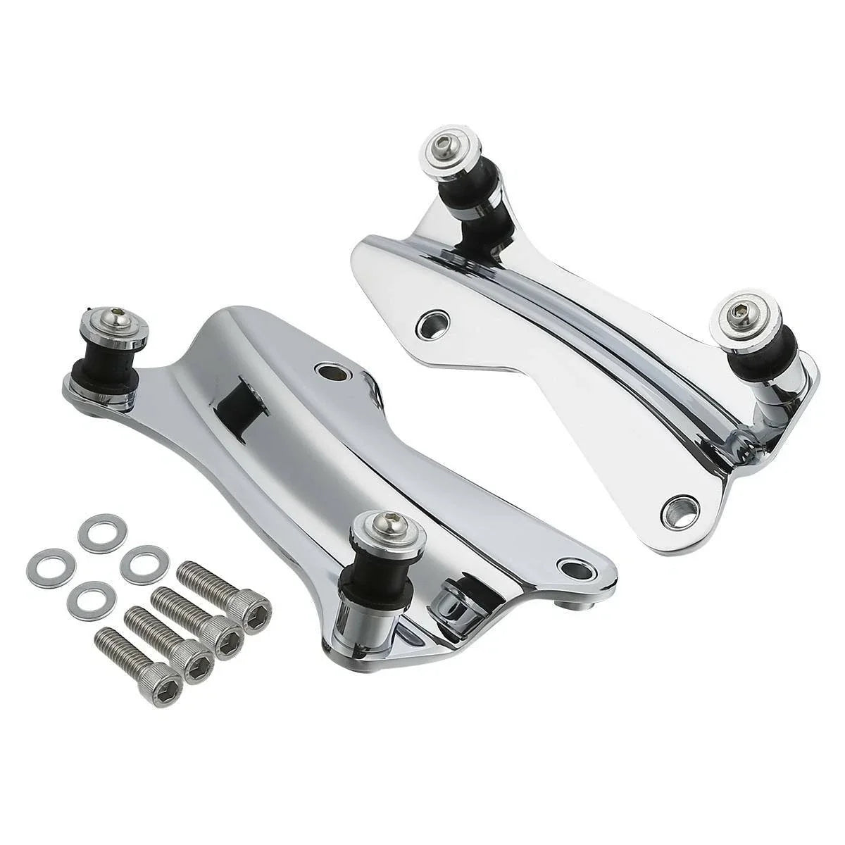 Backrest Rack Docking Hardware Kit for Harley Touring Chrome 2014-2024