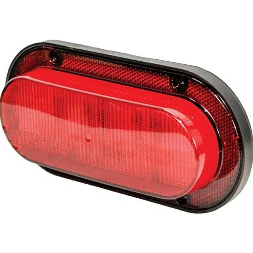 LED Red Oval Rear Tail Light for John Deere 2040-8050 Series