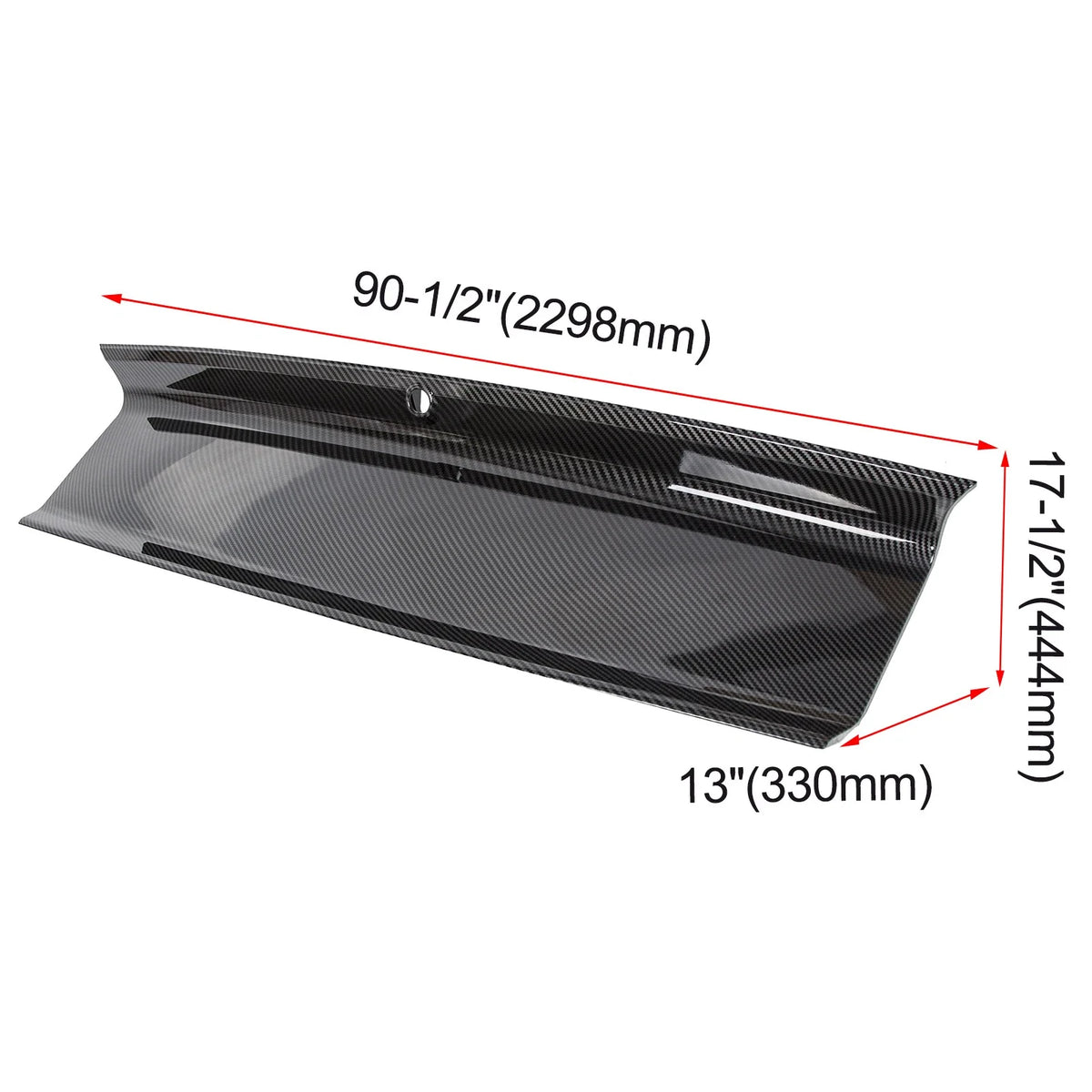 Decklid Trim Cover in Carbon Fiber Look for Ford Mustang (2015-2023)