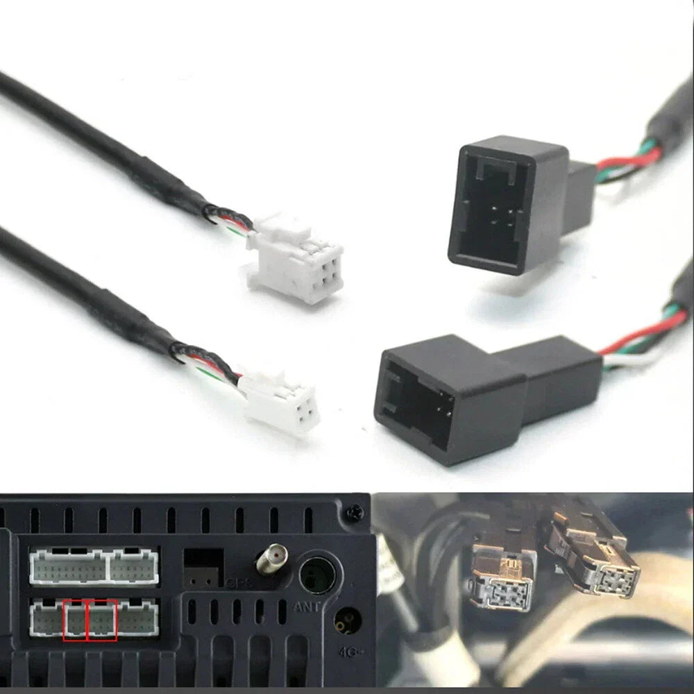 Multimedia Player Wire Harness Adapter for Mitsubishi ASX Pajero