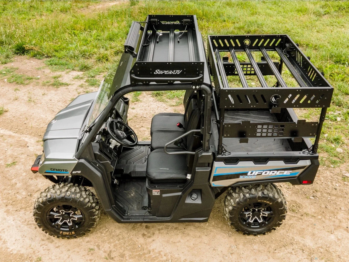 Bed Rack for CFMoto UForce 1000 (2019–2023) with 2 Cube Lights