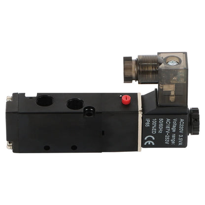 24V DC 5 Way Directional Control Solenoid Valve for Air Cylinder