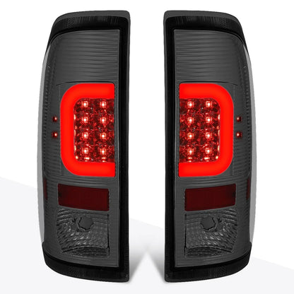 3D LED C-Bar Tail Light for Ford Super Duty (2008–2016) Smoked