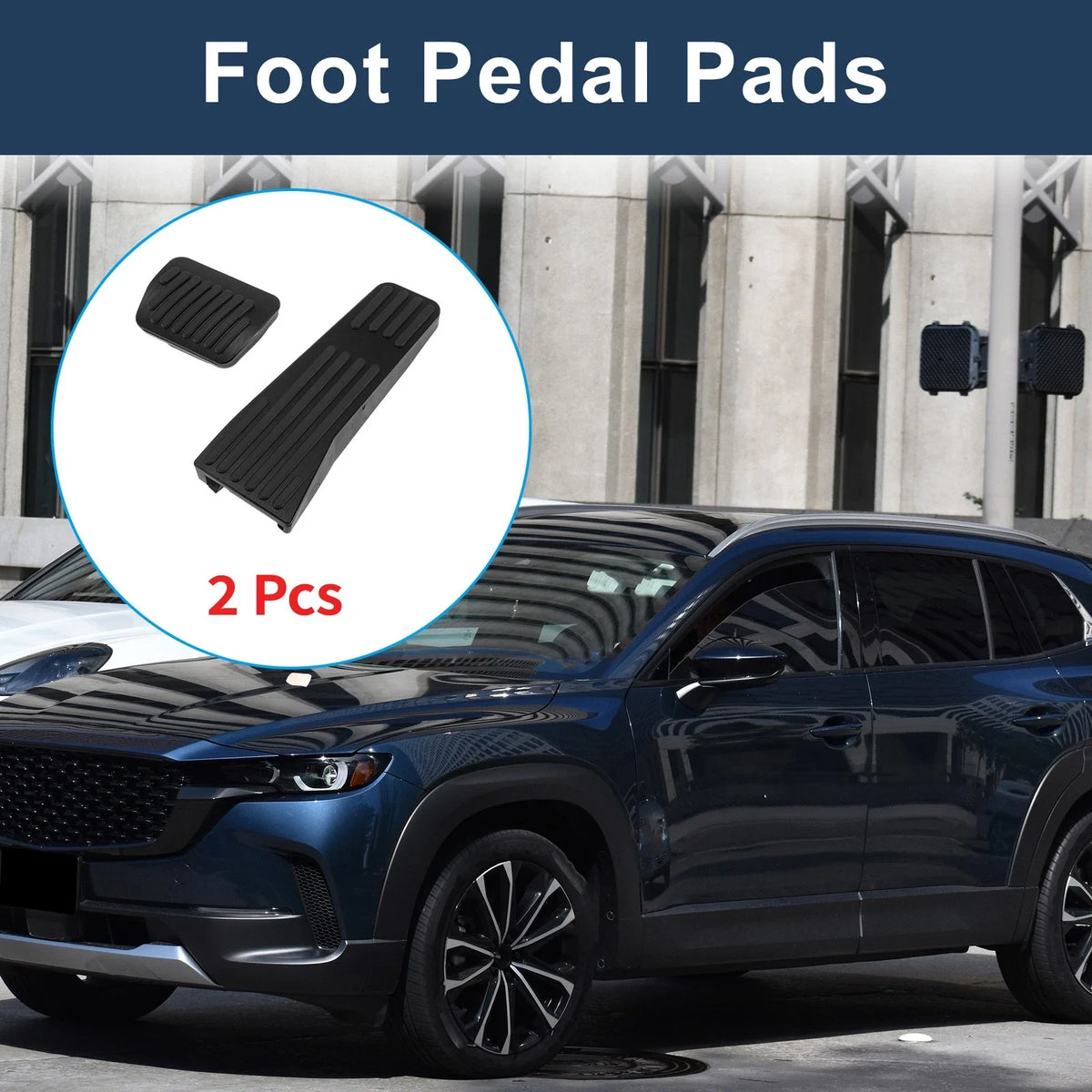 2X Automatic Foot Accelerator Pedal Covers for Mazda CX-50/CX-60 (2023–2025)