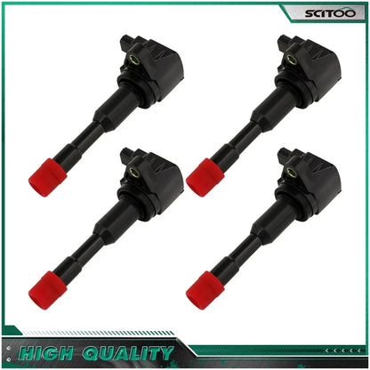 4 Ignition Coils for Honda Civic L4 1.3L (2003 to 2011)