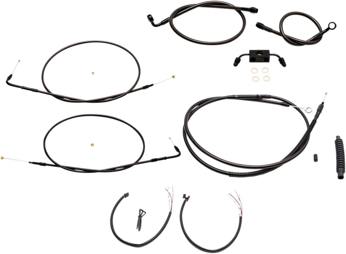 Complete Braided Cable Kit for Harley Davidson Sportster (2015–2017)