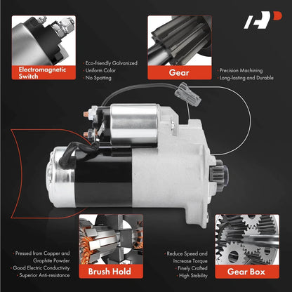 Starter Motor for Nissan & Suzuki: Frontier (2005–2019), Equator (2009–2012)