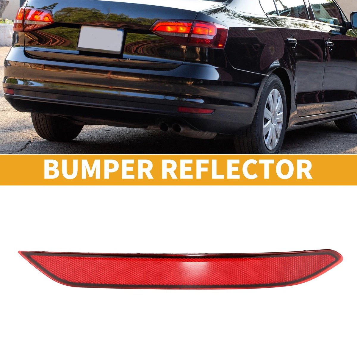 Rear Right Bumper Reflector No. 17A945106 for Volkswagen Jetta (2019–2021)