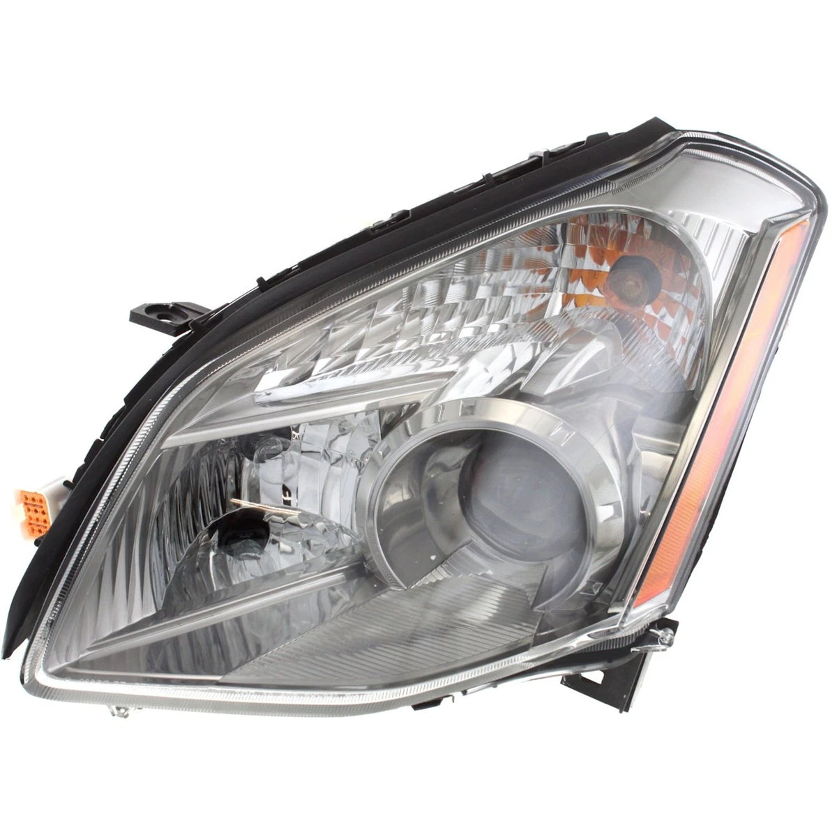 Headlight Assembly Set of 2 for Nissan Maxima (2007–2008) Composite with Bulb