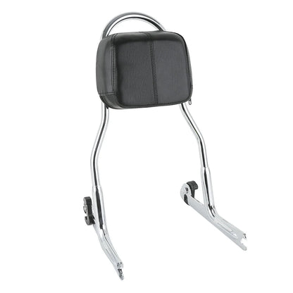 Backrest Sissy Bar - Chrome Detachable for Harley Heritage Softail 2000-2023