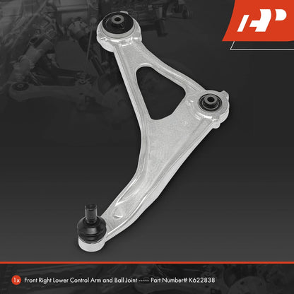 Ball Joint Front Right Lower Control Arm for Nissan Altima 2015-2018