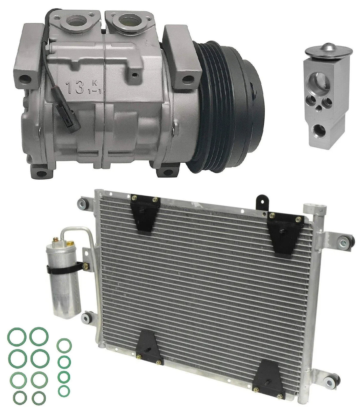 AC Compressor Kit With Condenser for Suzuki Grand Vitara 2.5L (1999–2005)