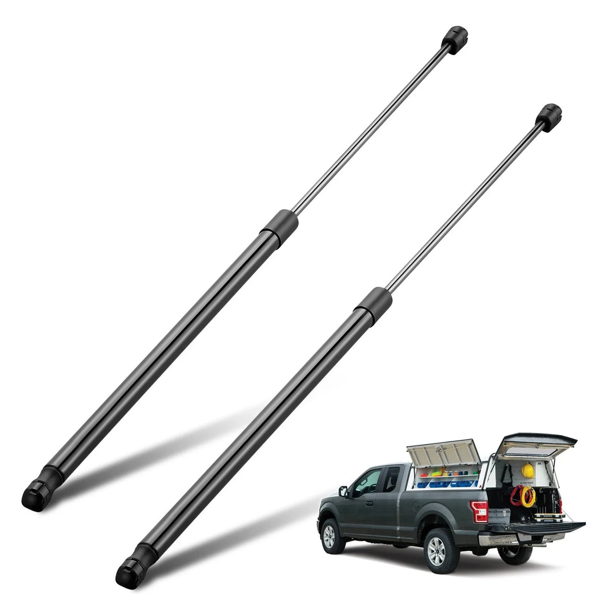Gas Spring Shocks Struts for Truck Camper Shell (2015–2020)