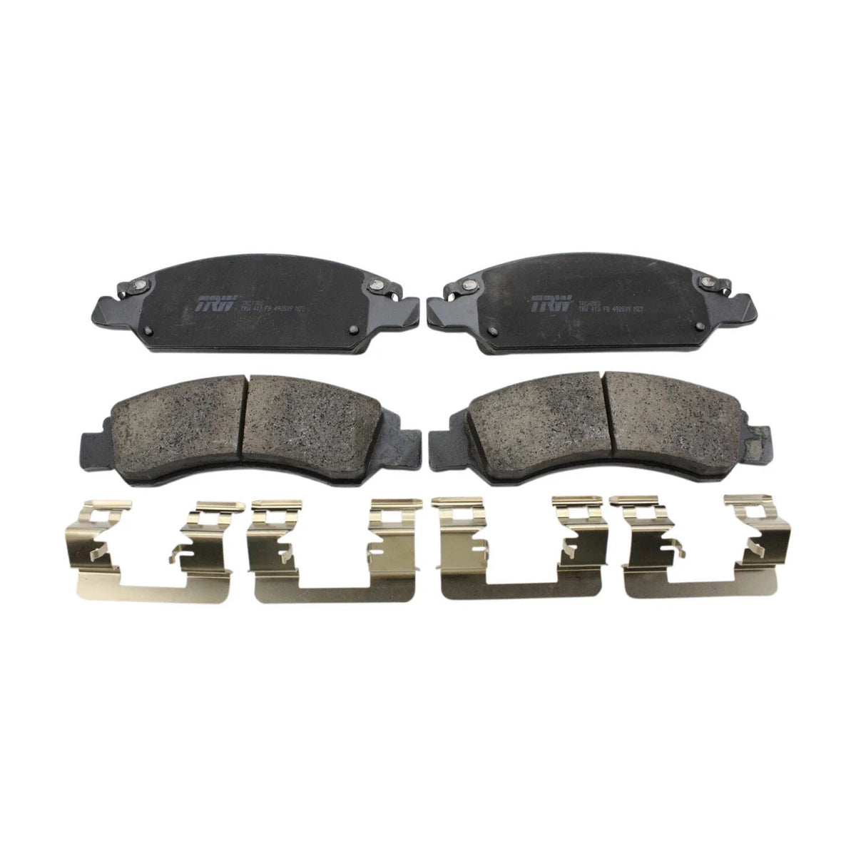 Set of 4 TRW Pro Front Ceramic Brake Pads for Chevy Tahoe GMC Yukon (2000–2023)
