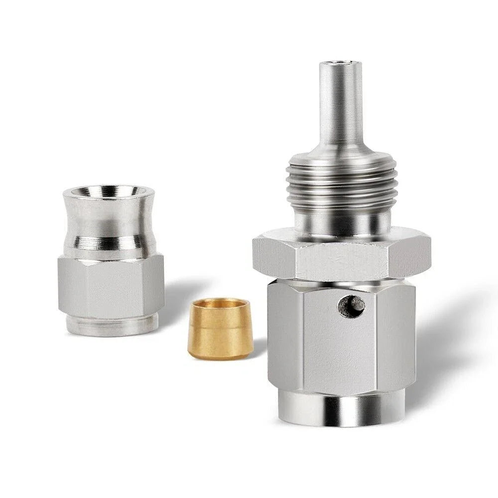 3AN AN3 Thread Straight Brake Swivel Hose End Fitting Adapter for Universal