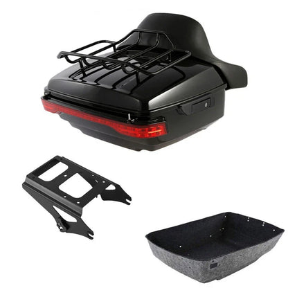 LED Backrest Mount Rack for Harley Touring Models (2009–2013)